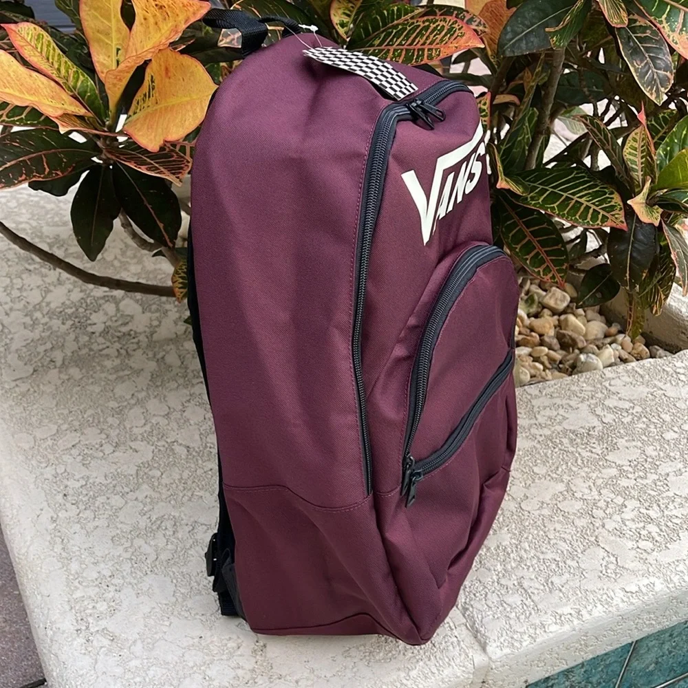 Vans Ranged 2 Prints Adult Laptop Backpack One Size (Port Royale) NWT Authentic